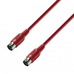 Adam Hall Cables 3 STAR MIDI 0300 RED - 